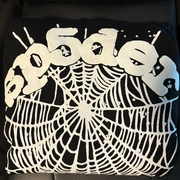Sp5der P*NK Hoodie (Black Og Web)